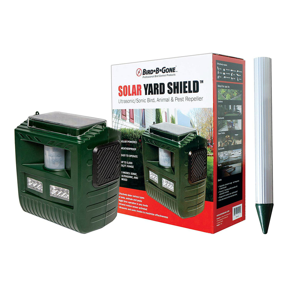 Bird B Gone Solar Yard Shield animal and pest repeller