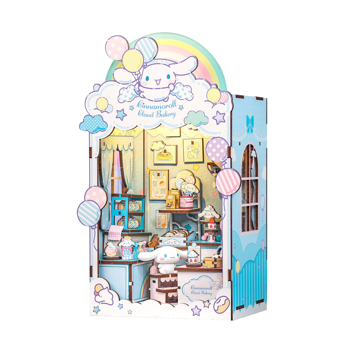 Hands Craft Cinnamoroll Cloud Bakery DIY Book Nook Kit