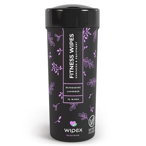 Wipex Natural Fitness Equipment Wipes, Lavender & Vinegar, 75 Count — alternate view