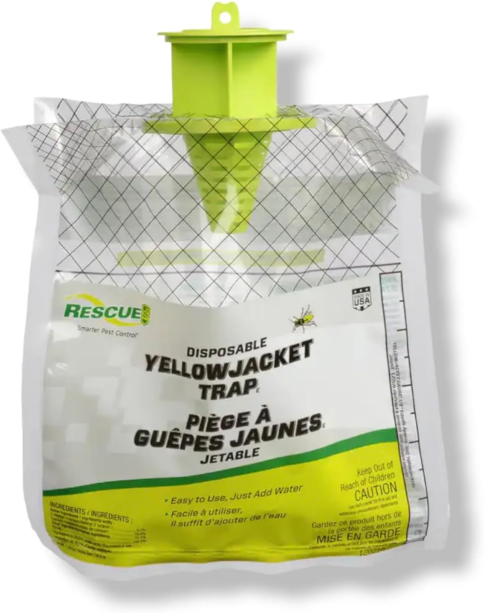 RESCUE! Disposable Yellowjacket Traps, Eastern Formula, 3-Pack