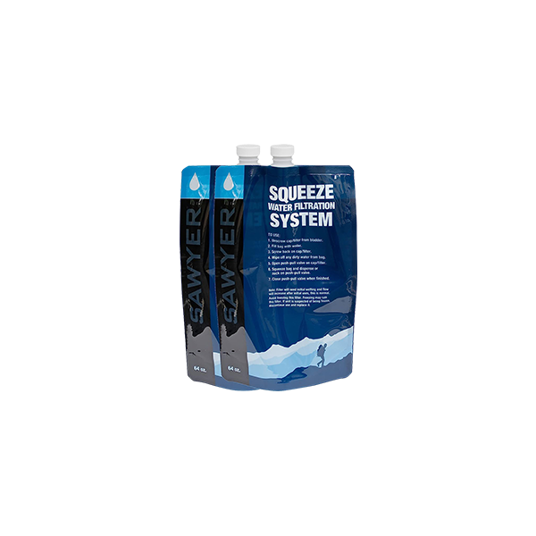 Sawyer Squeezable Pouches, 64 oz, 2-Pack