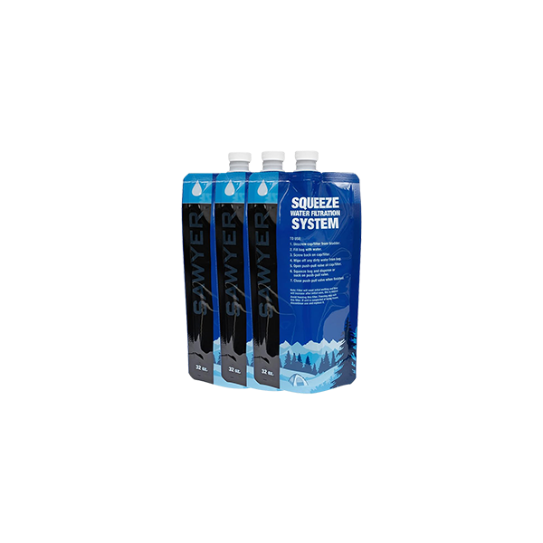 Sawyer Squeezable Pouches, 32 oz, 3-Pack