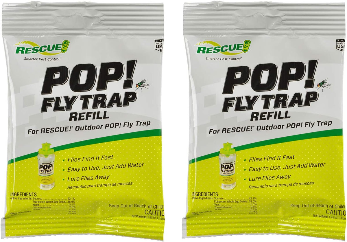 RESCUE! POP! Fly Trap Bait Refill, 2-Pack