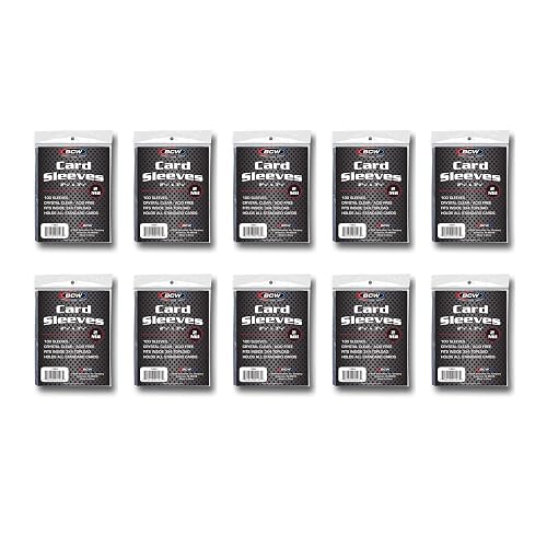 BCW Standard Card Penny Sleeves, 1,000-Pack