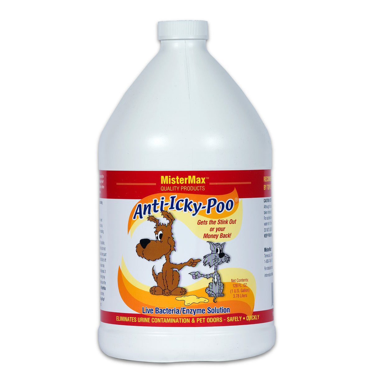 Mister Max Anti-Icky-Poo Original Scent 1 gallon pet odor eliminator