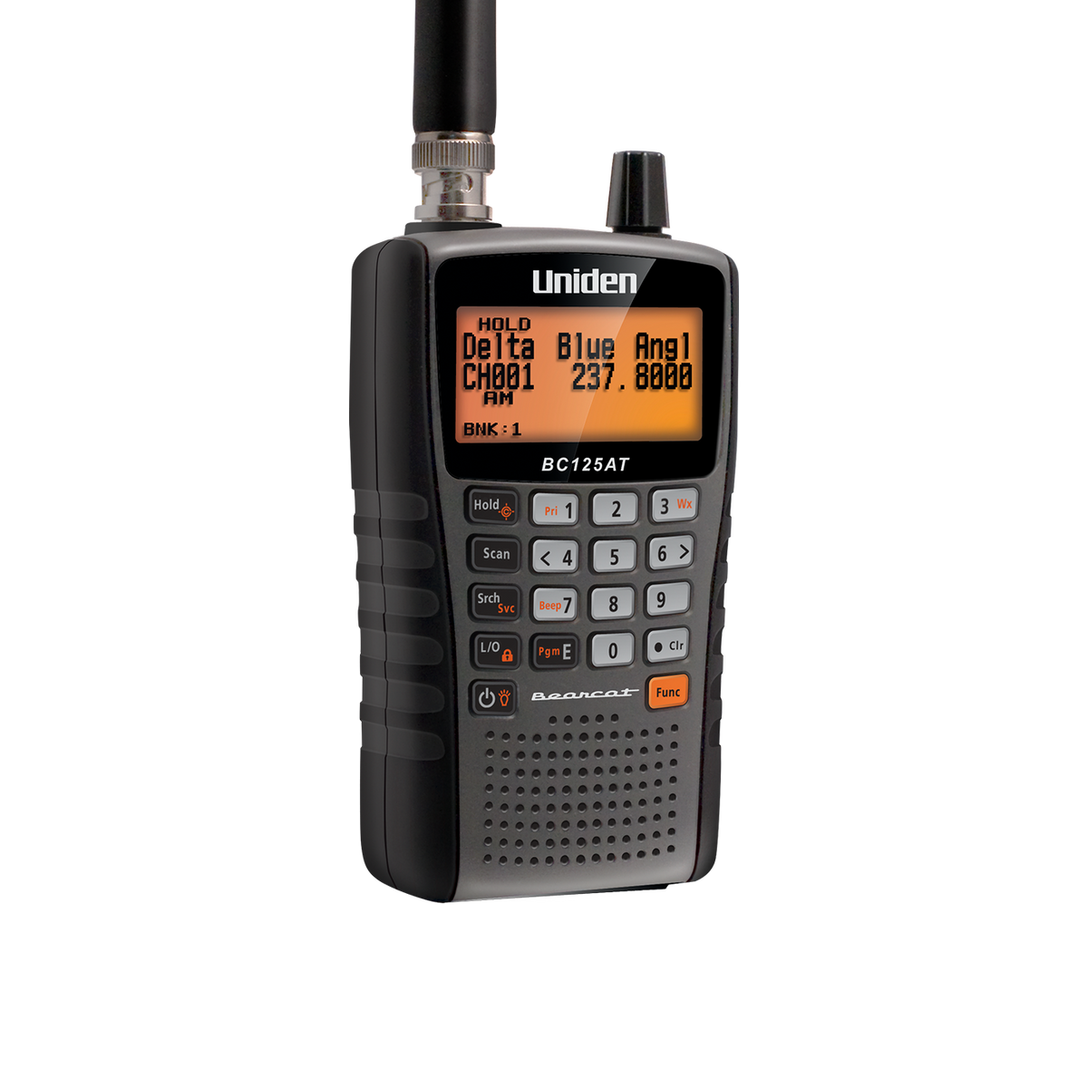 Uniden BC125AT 500-channel handheld analog scanner
