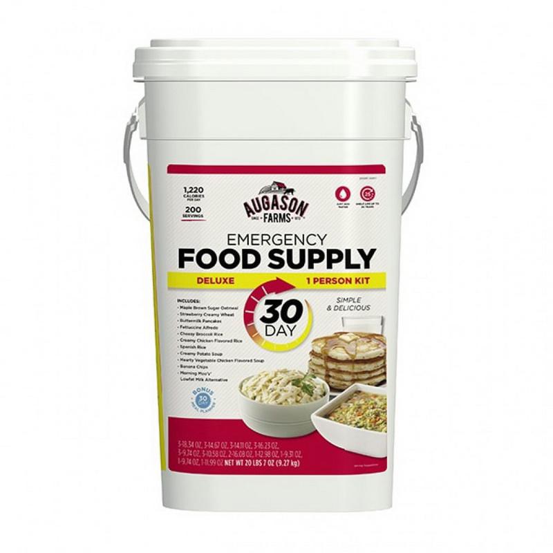 Augason Farms 30-Day 1-Person Emergency Food Supply Kit, 200 Servings