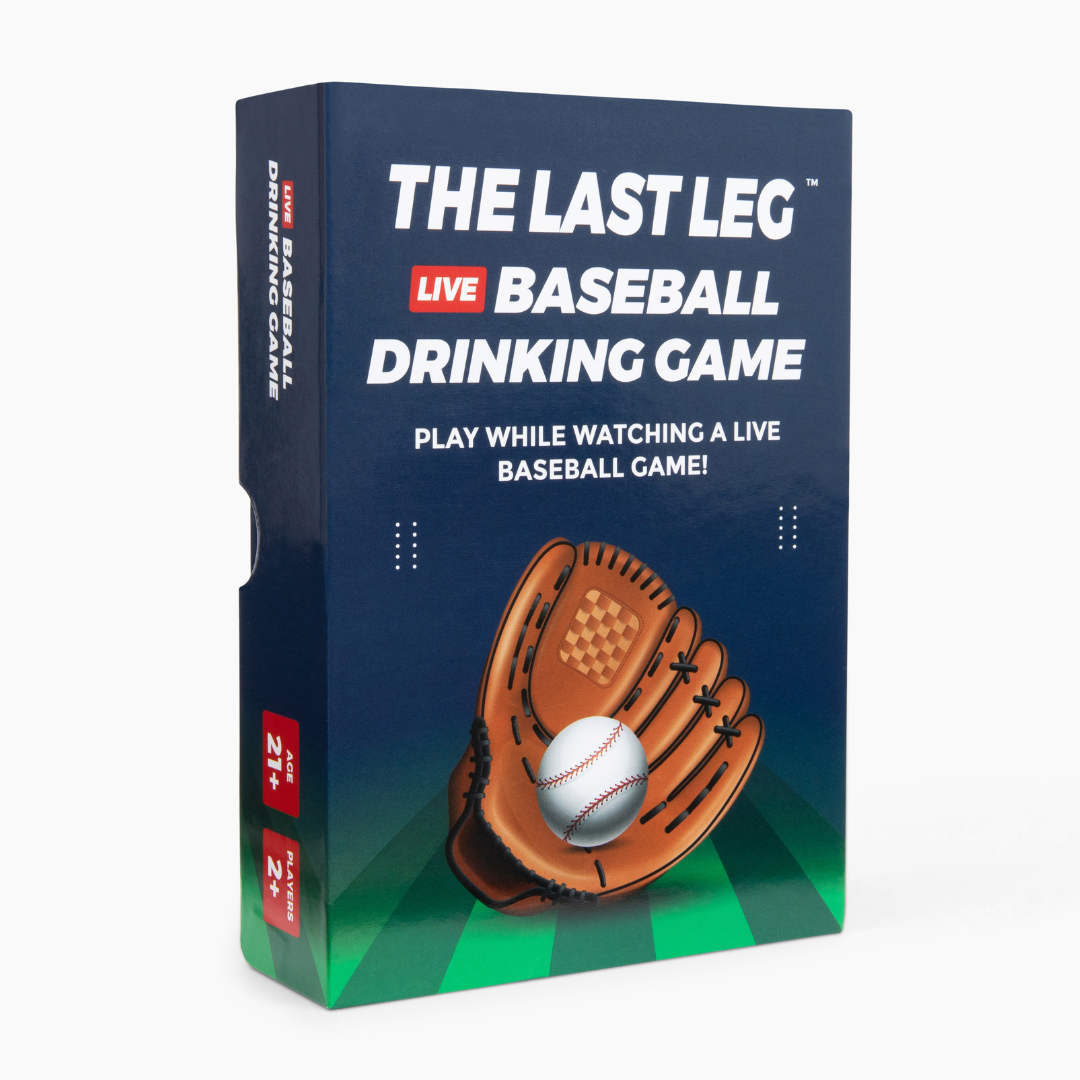 Beer Pressure The Last Leg Baseball Drinking Game – 100 Cards product packaging