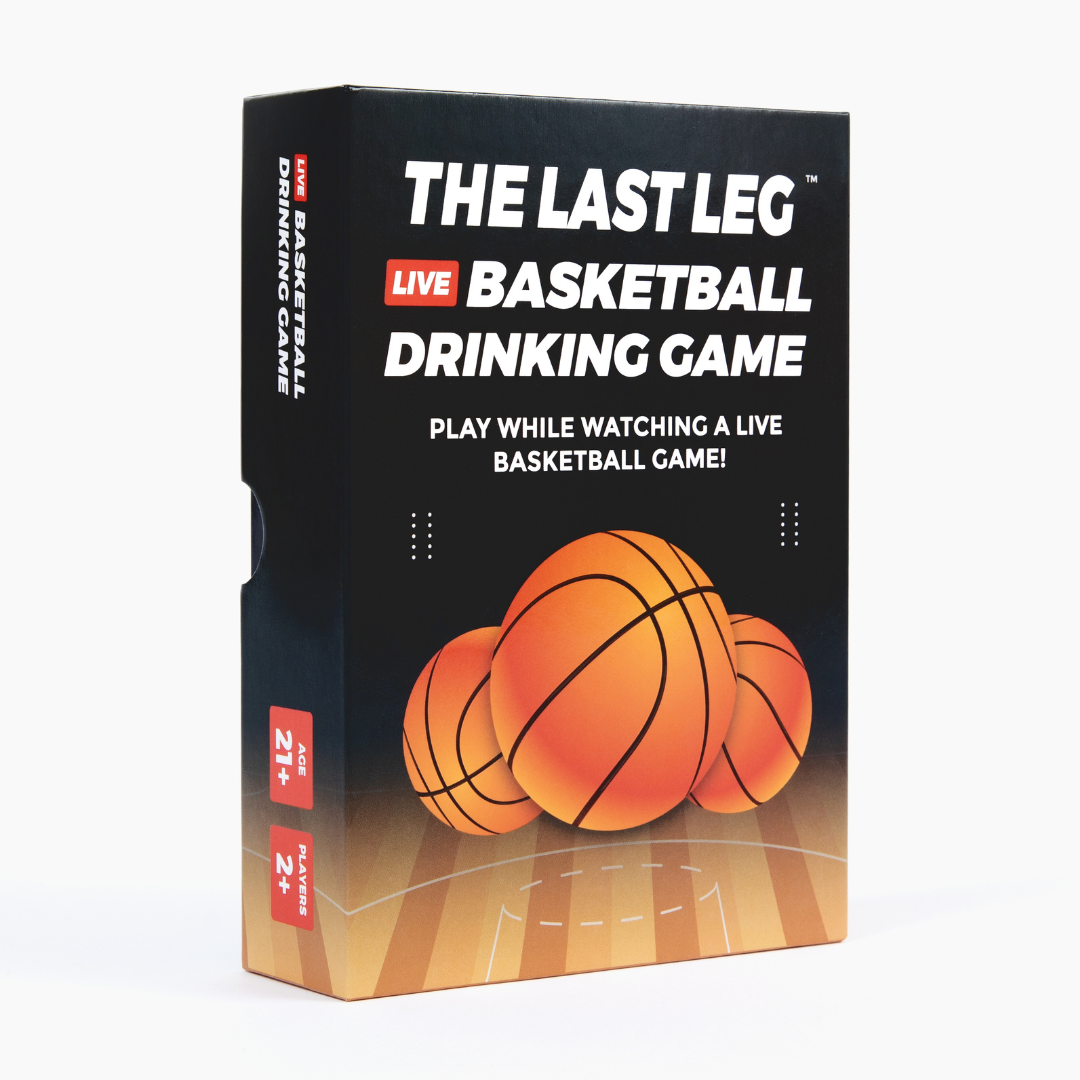 Beer Pressure The Last Leg Basketball Drinking Game – 100 Cards product packaging