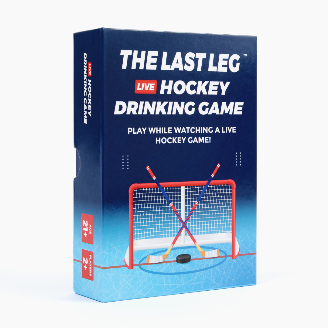 Beer Pressure The Last Leg Hockey Drinking Game – 100 Cards product packaging
