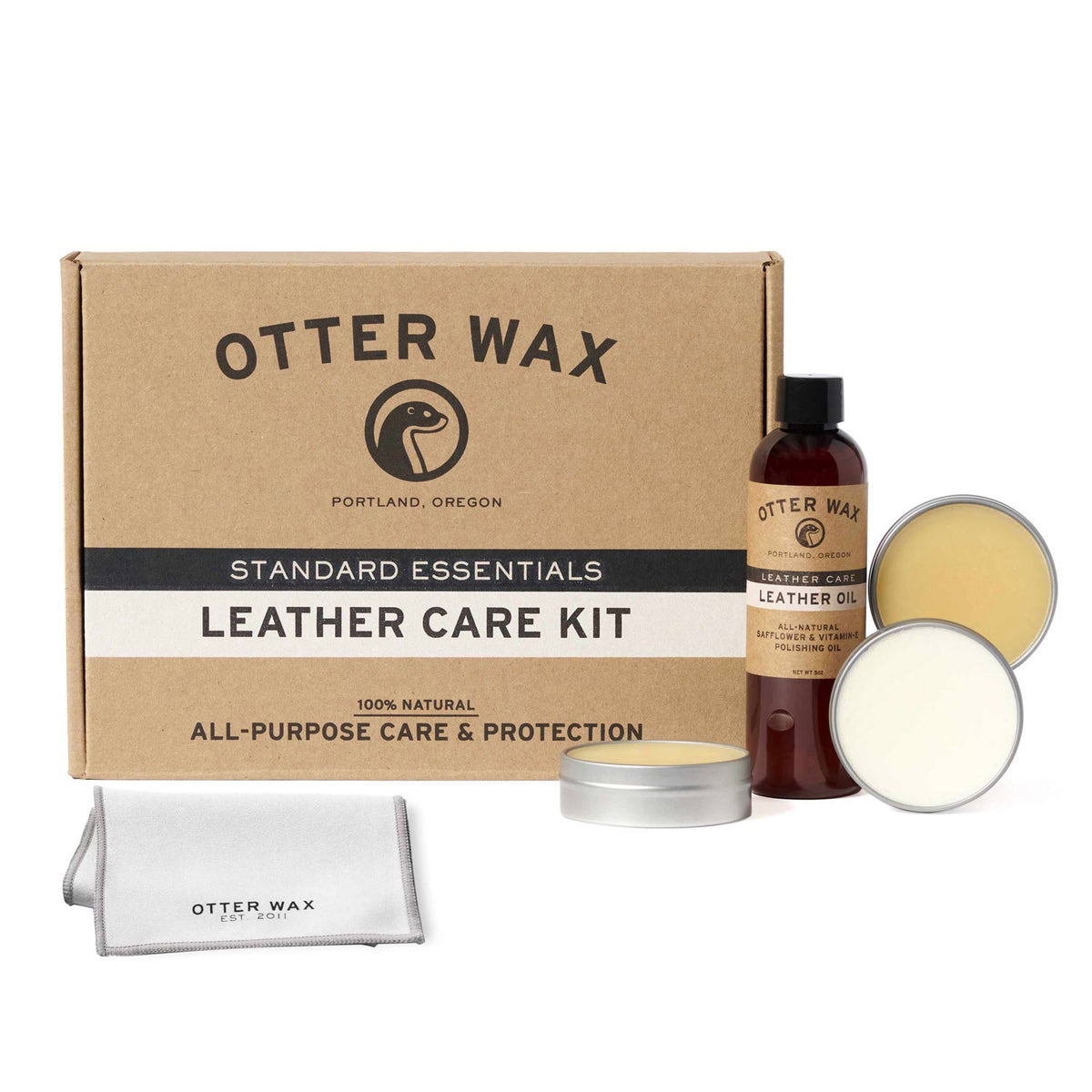 Otter Wax Standard Essentials Leather Care Kit