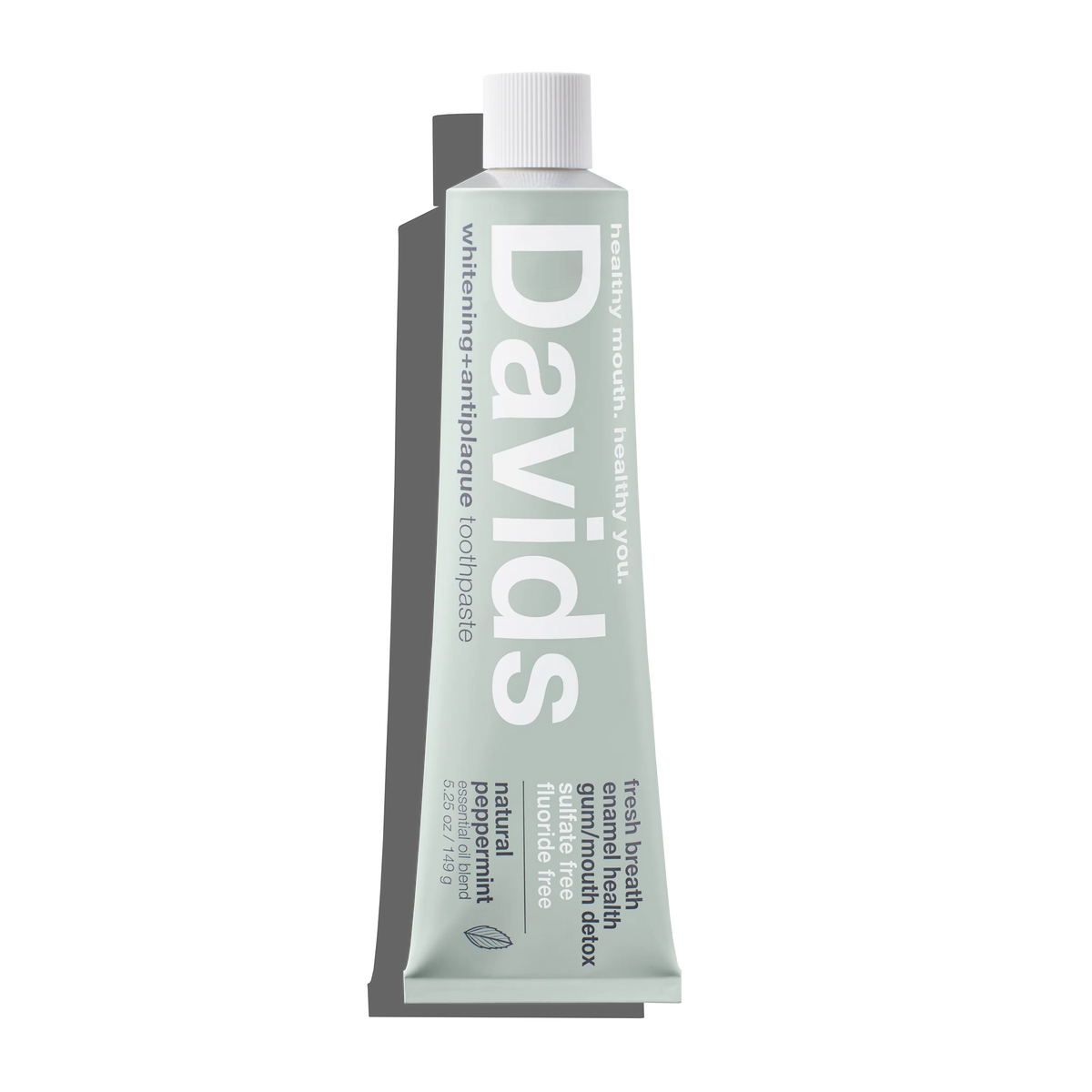Davids Natural Toothpaste Davids premium toothpaste / peppermint – Peppermint / 5.25oz / single