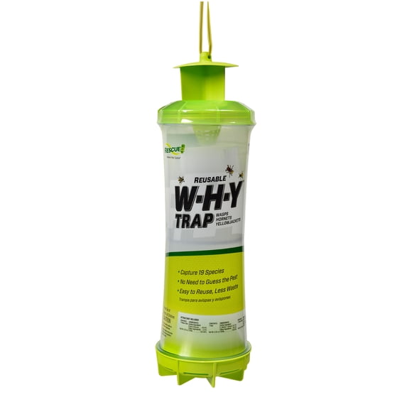 RESCUE! Reusable W.H.Y Trap for Wasps, Hornets & Yellowjackets