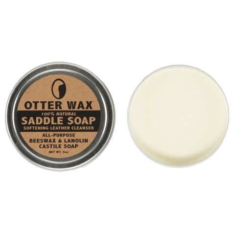 Otter Wax Saddle Soap Leather Cleaner 5 oz tin