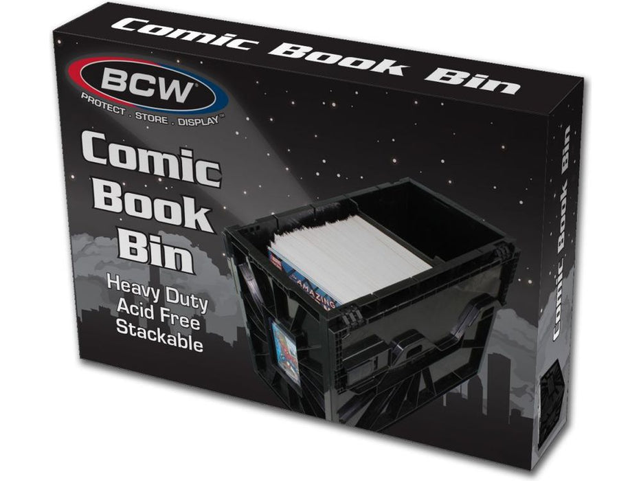 BCW Short Comic Book Bin, Black