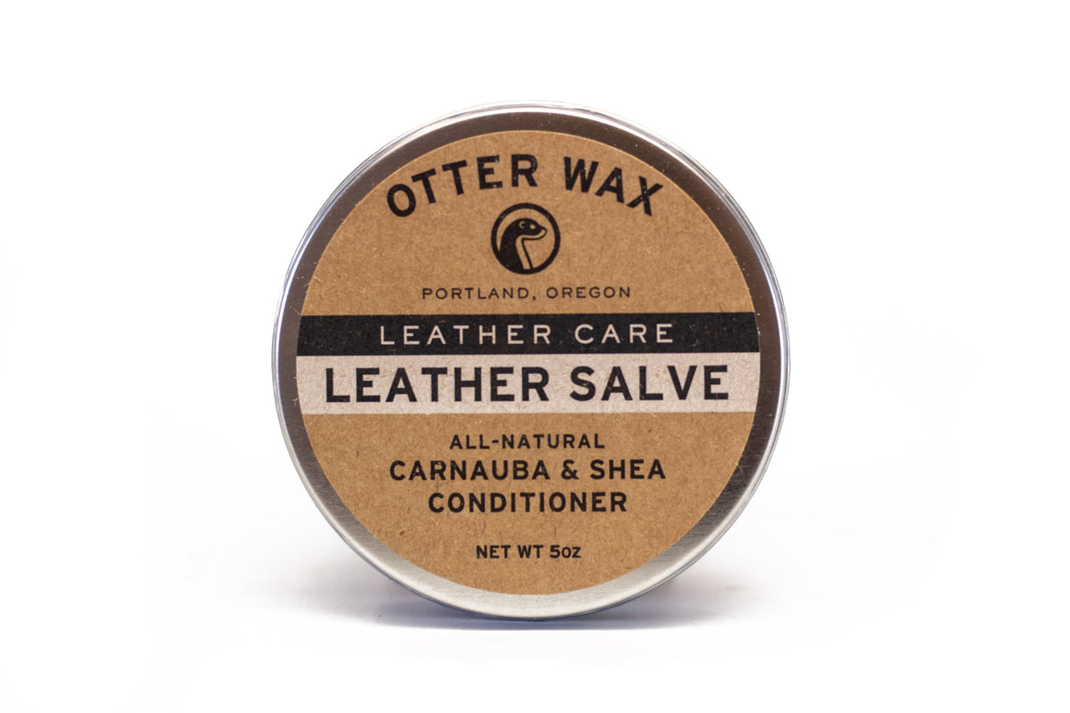 Otter Wax Leather Salve Conditioner 5 oz tin