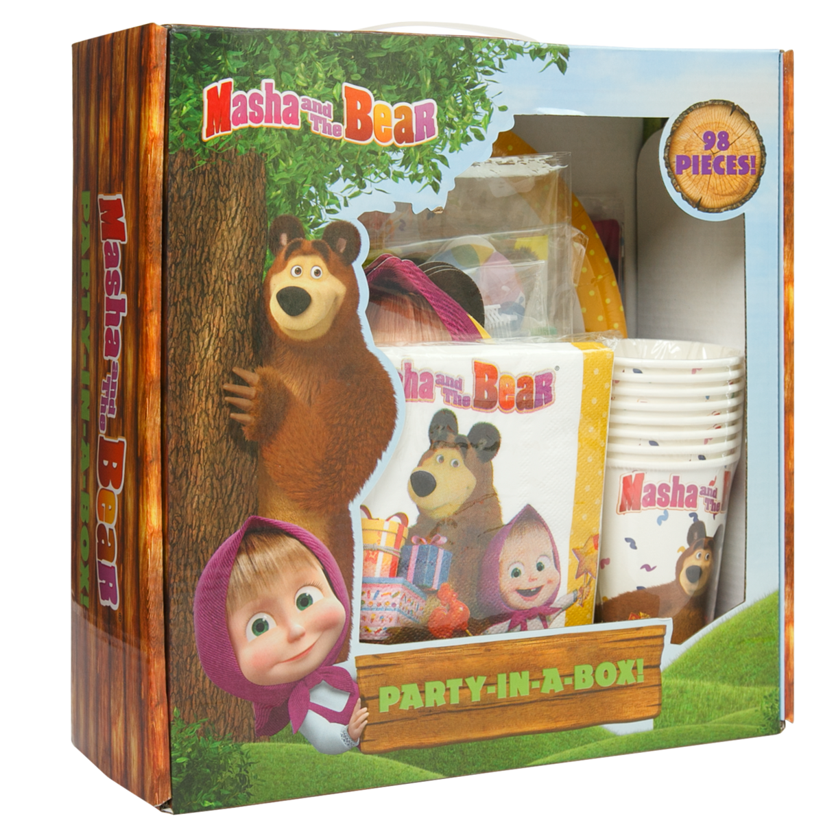 Mighty Mojo Toys Masha and The Bear Party in a Box!