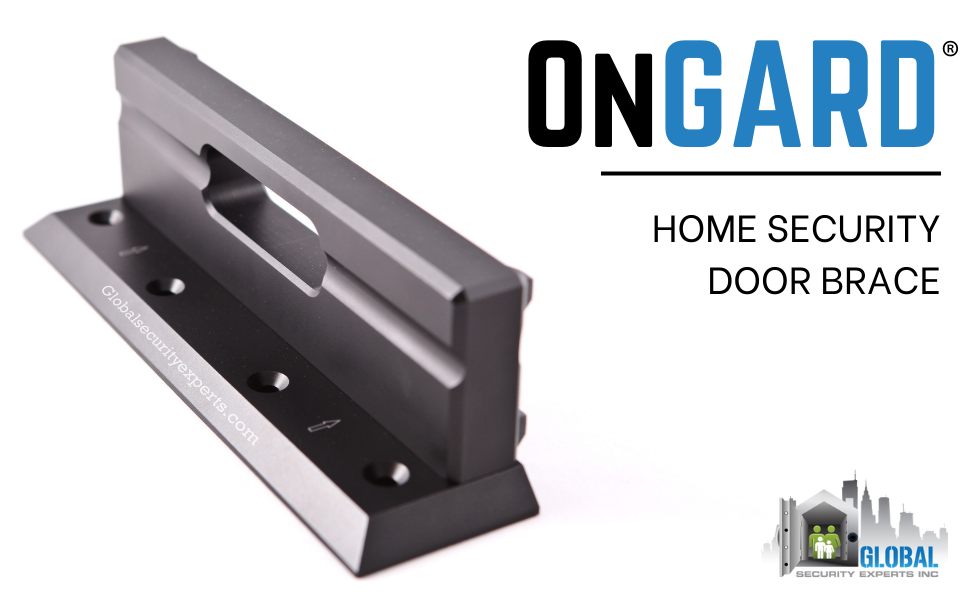 OnGARD French Door Security Brace, Black