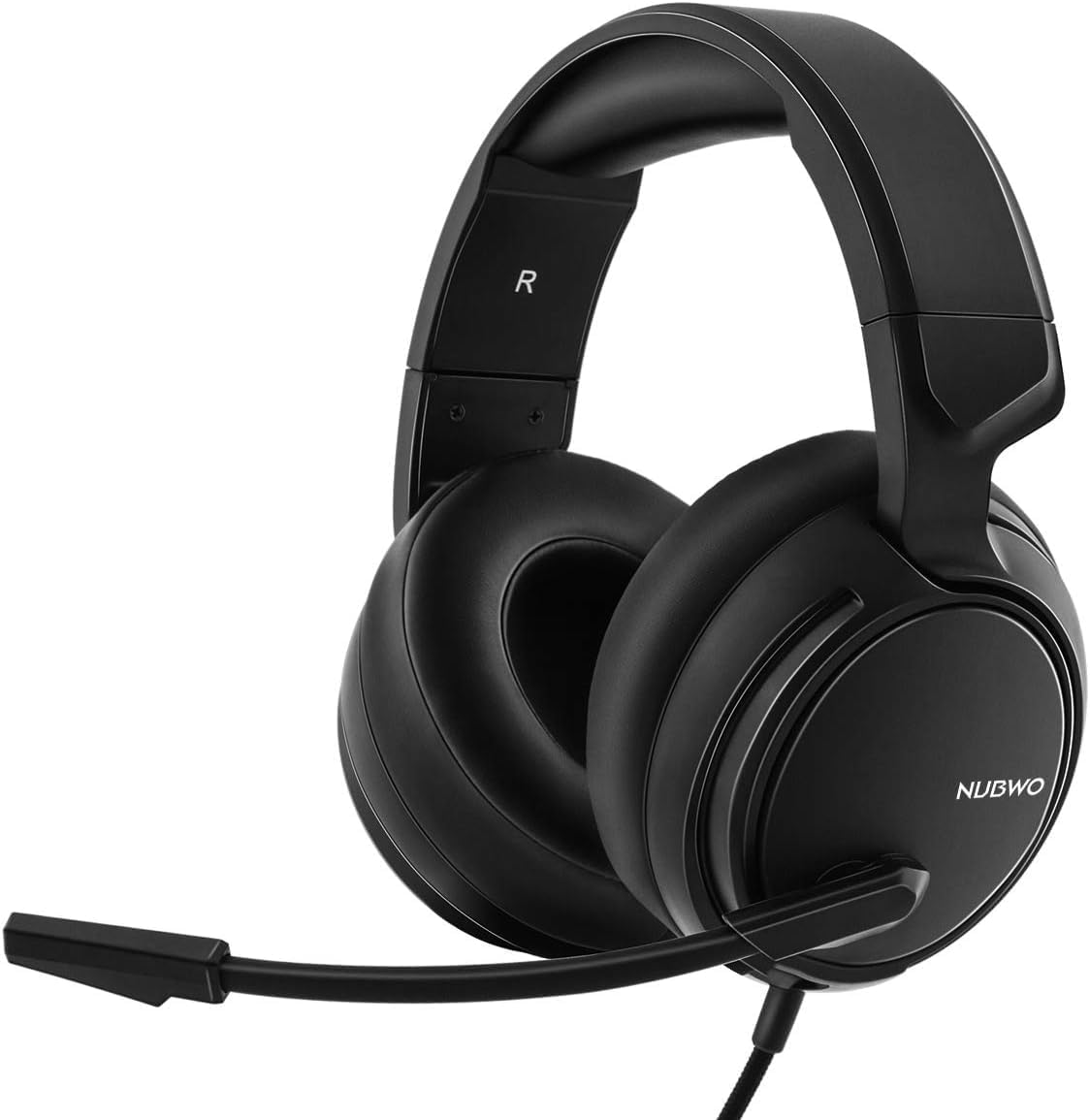 NUBWO N12 Wired Gaming Headset with Microphone, Black
