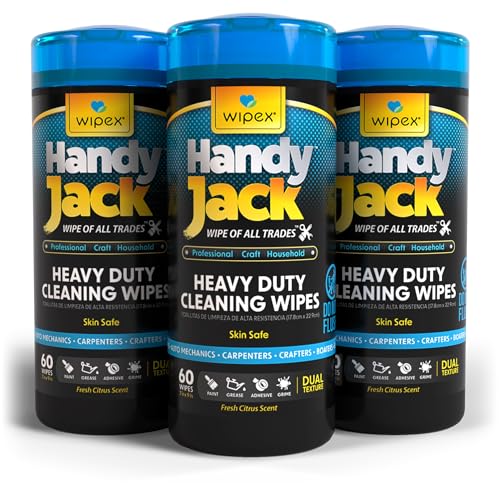 Wipex Handy Jack Heavy-Duty Cleaning Wipes, Citrus, 60 Count, 3-Pack (180 Total) — alternate view