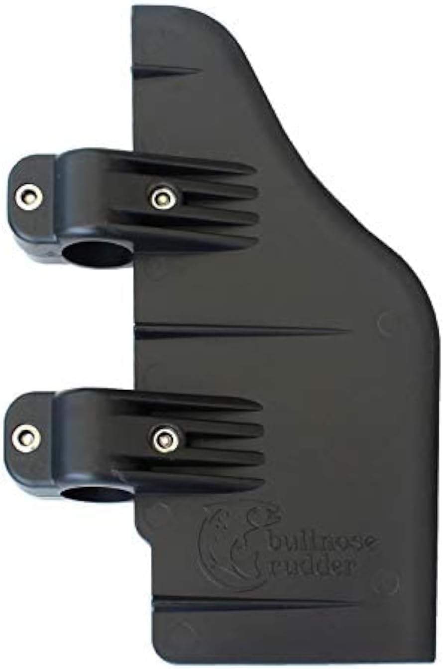 Bullnose Products Clamp-On Trolling Motor Rudder, 1-1/8-Inch Shaft