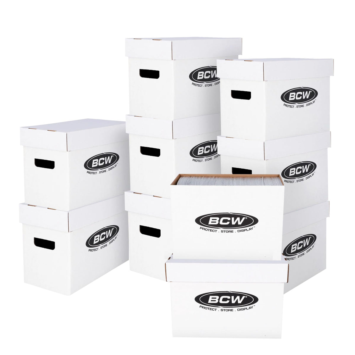 BCW Short Comic Storage Boxes, 10-Pack