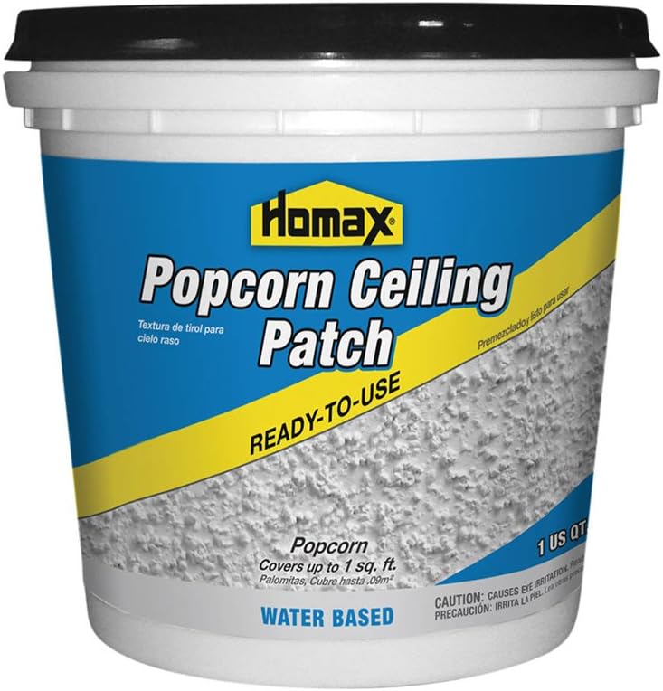 Homax 85424 Ready-to-Use Popcorn Ceiling Patch, White, 1 Quart