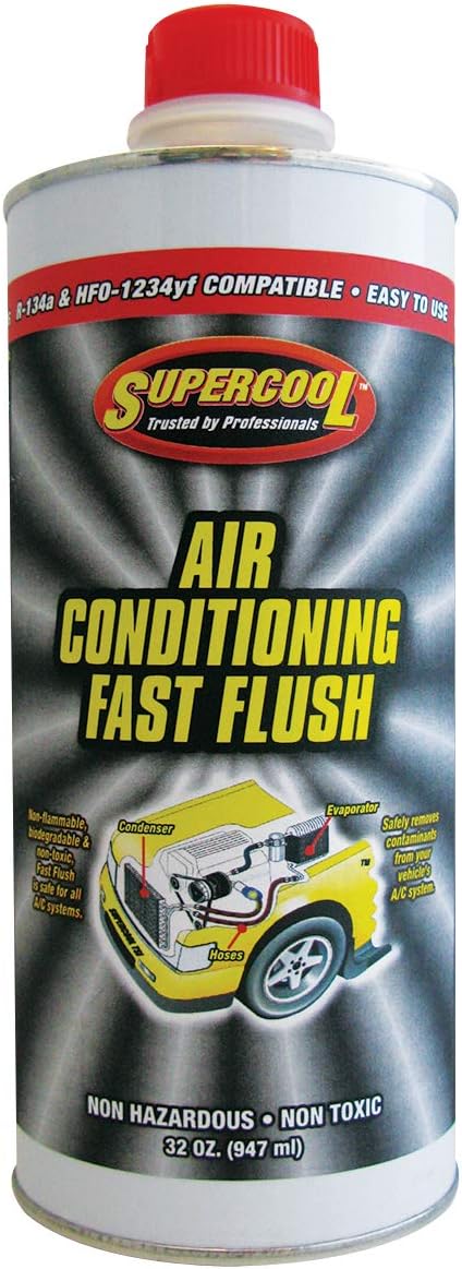 TSI Supercool FFQ Fast Flush A/C System Cleaner, 32 fl oz