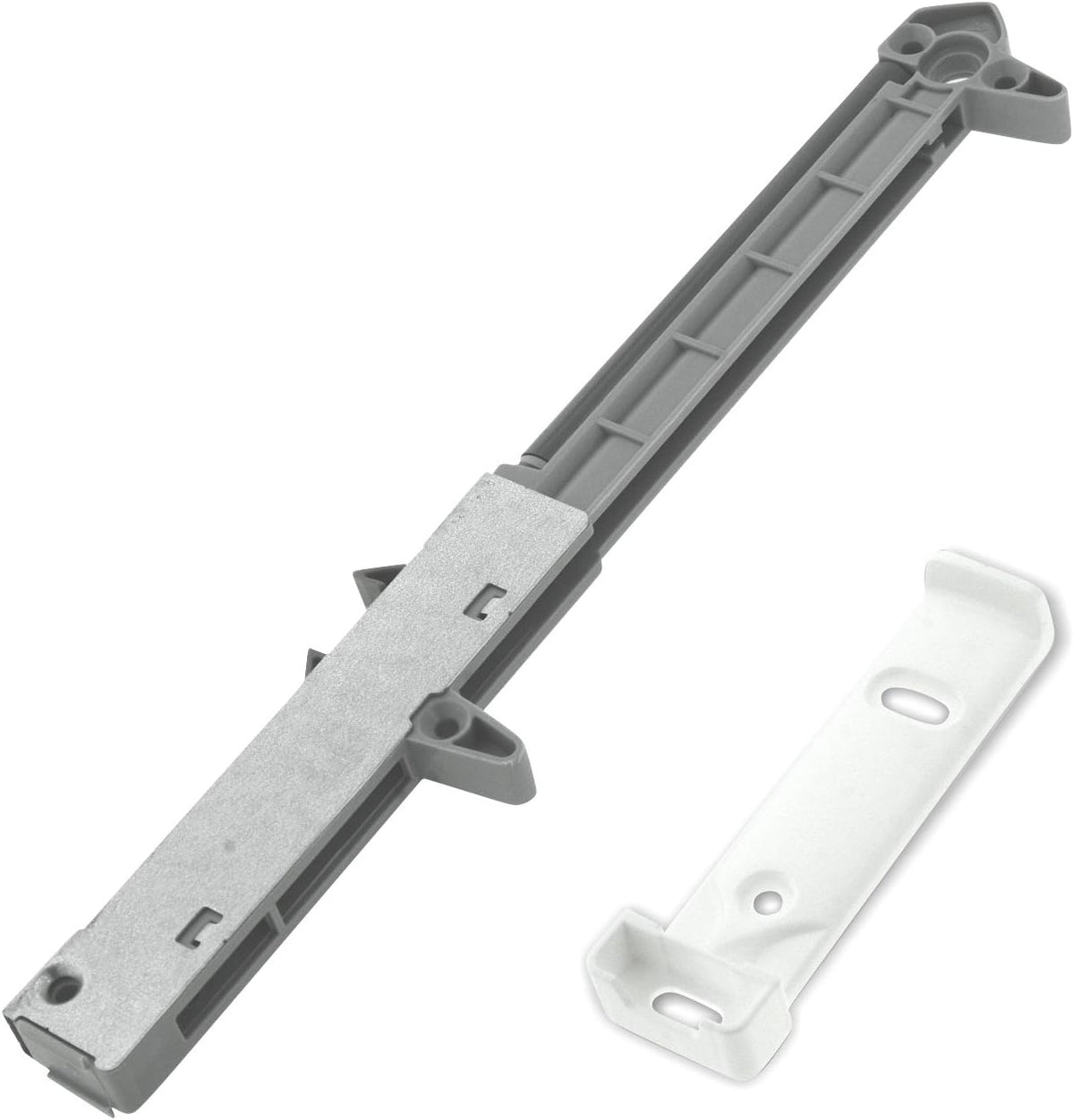 Rok Hardware SCD104W Soft-Close Wood Drawer Adapters, White, 2-Pack