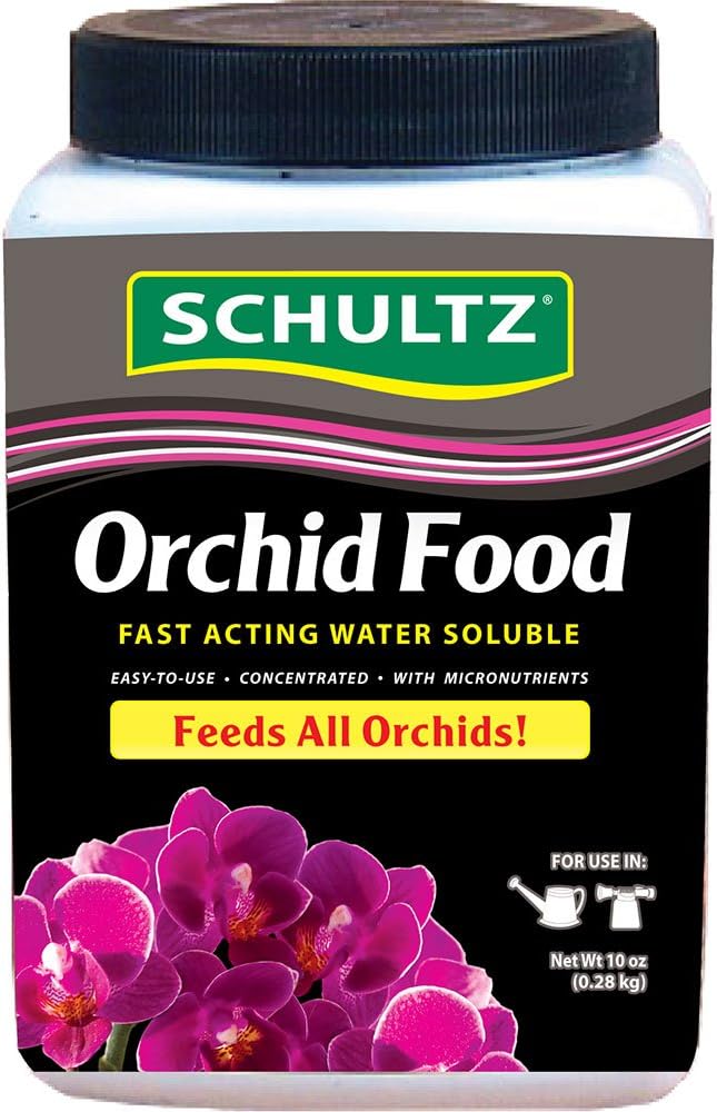 Schultz Orchid Food 20-20-15, Water Soluble, 10 oz