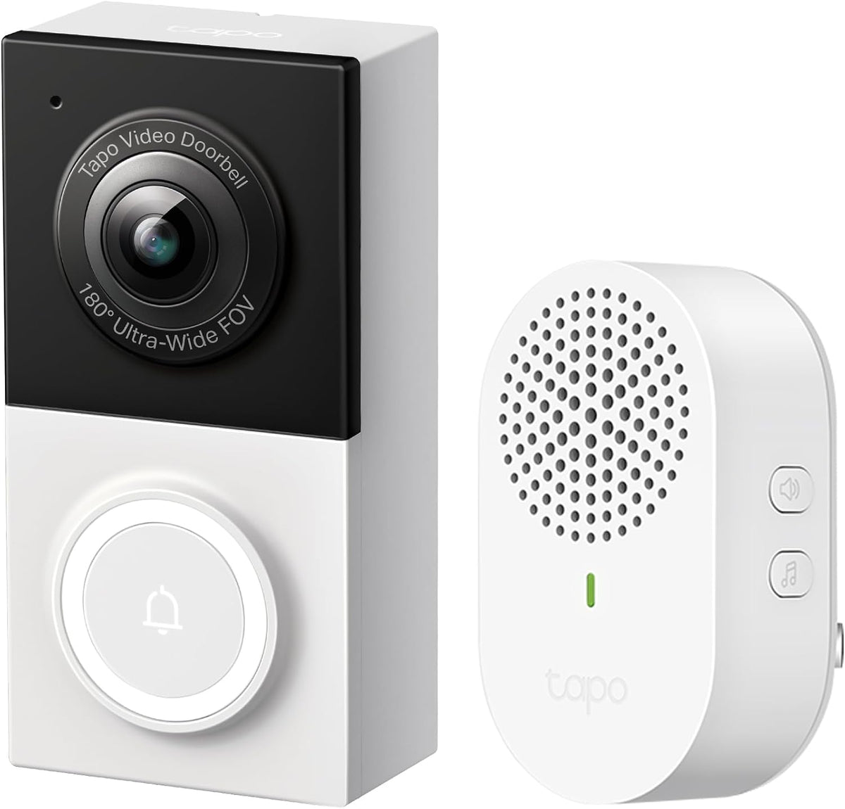Tapo D130 2K Wired Video Doorbell with Chime