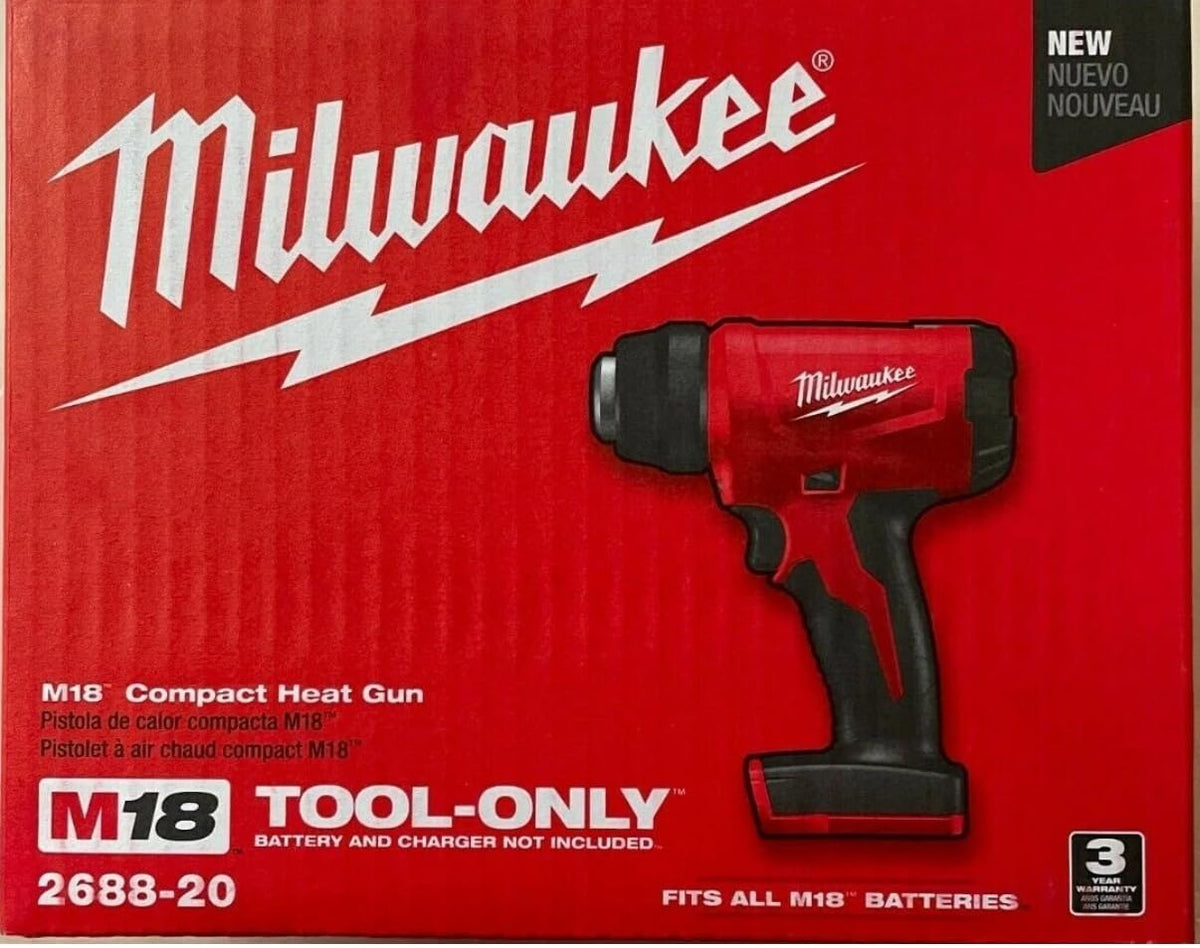 Milwaukee 2688-20 M18 Compact Heat Gun, Tool Only