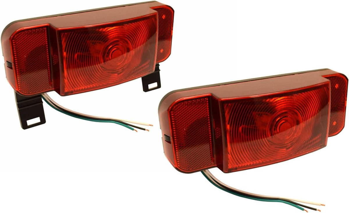 Optronics RVSTLB6061-KIT LED RV Tail Lights - Black Base Pair