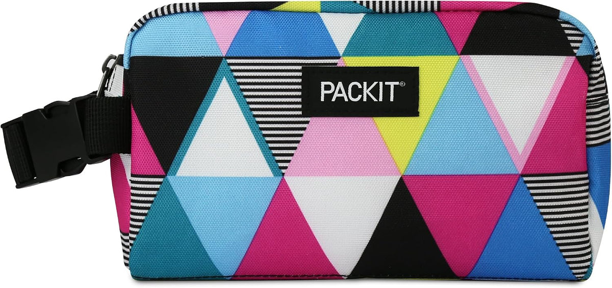 PackIt Freezable Snack Box, Triangle Stripes