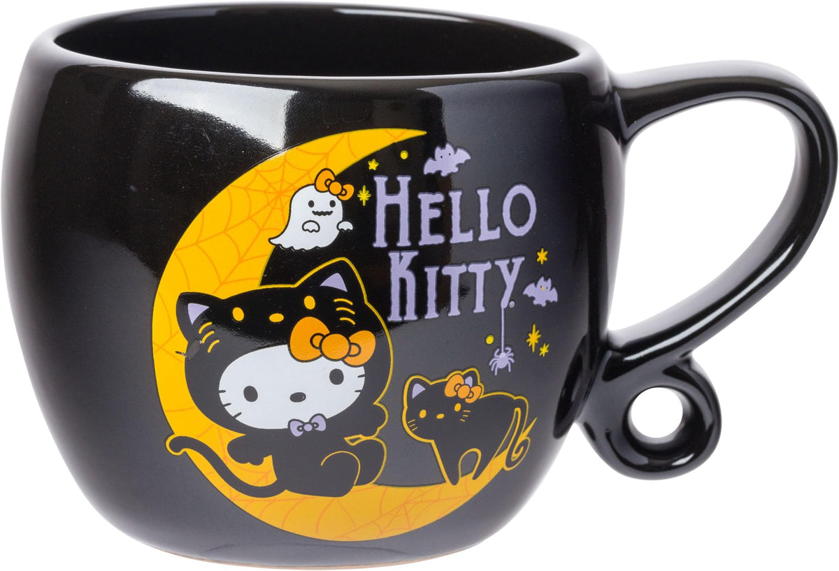 Silver Buffalo Sanrio Hello Kitty Halloween Loop Handle Ceramic Mug, 15.9 oz