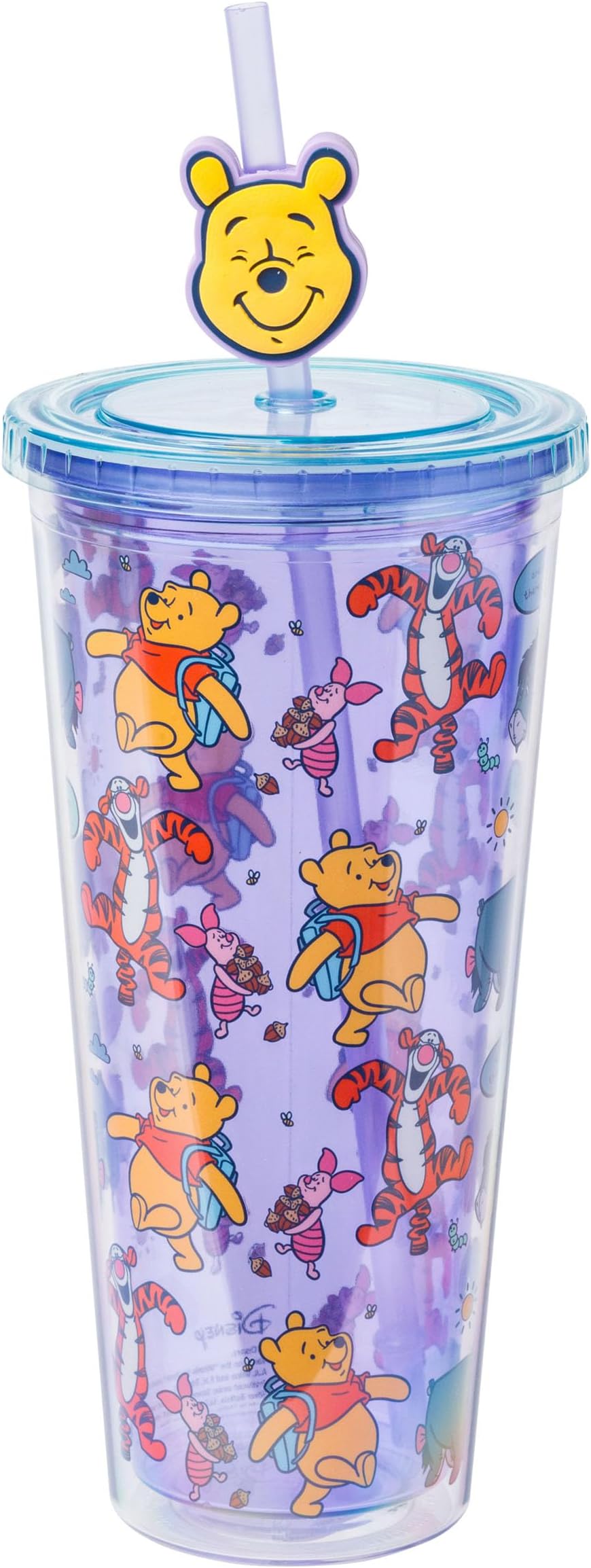 Silver Buffalo Disney Winnie the Pooh Best Adventures Cold Cup, 24 oz