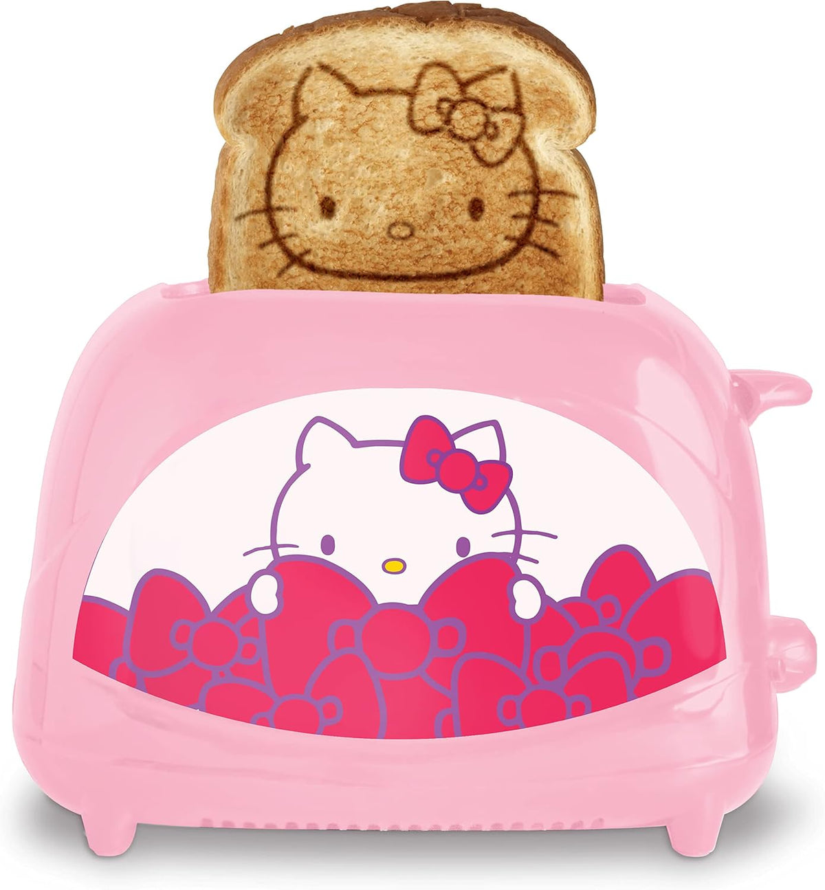 Uncanny Brands Hello Kitty Two-Slice Toaster, Pink