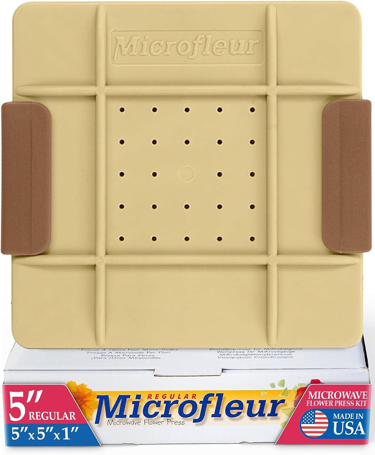 Microfleur Regular 5-Inch Microwave Flower Press Kit