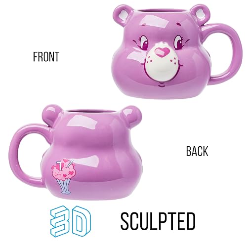 Silver Buffalo Care Bears Share Bear 3D Ceramic Mug, 20 oz — alternate view