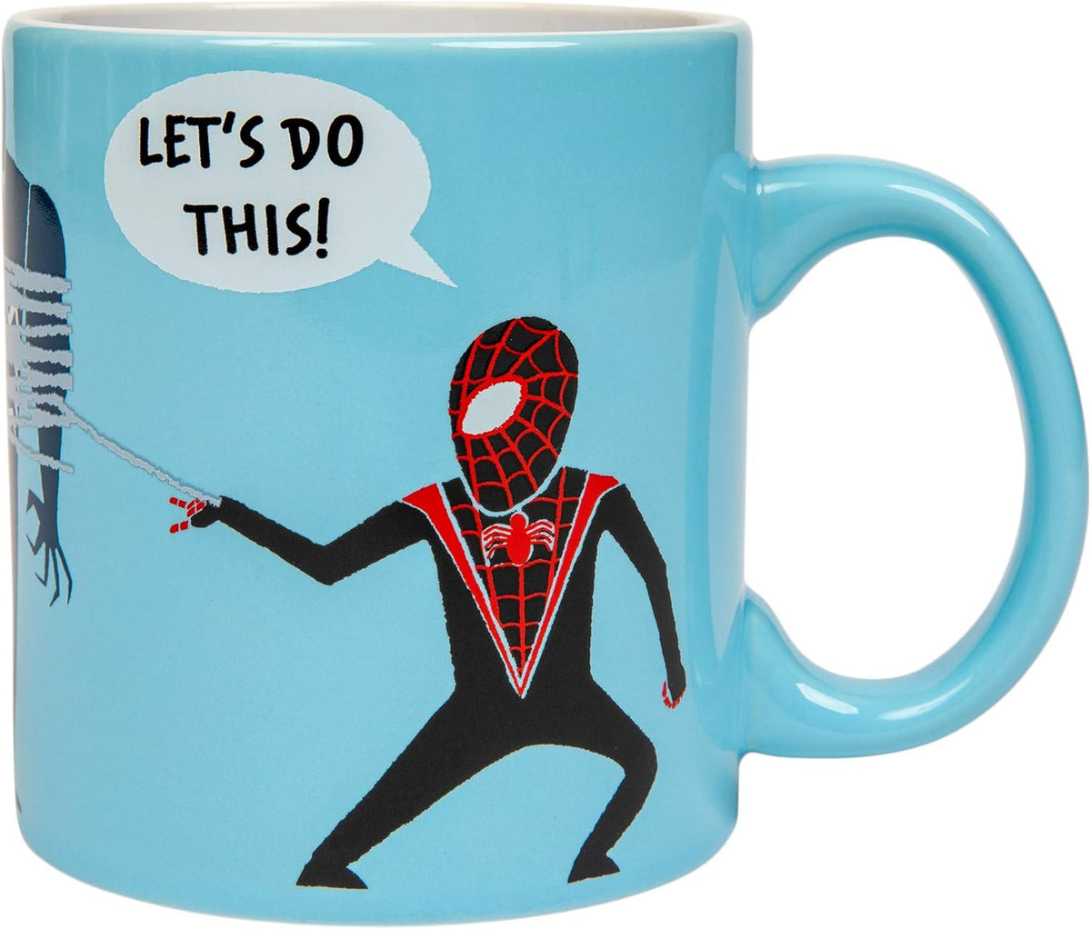 Silver Buffalo Marvel Comics Spiderman Trap Ceramic Coffee Mug, 20 oz
