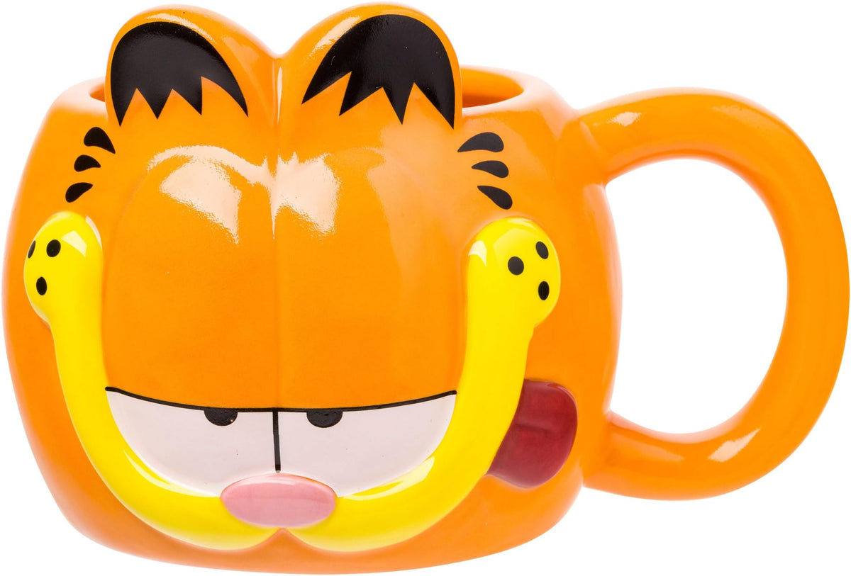 Silver Buffalo Garfield 3D Ceramic Mug, 20 oz