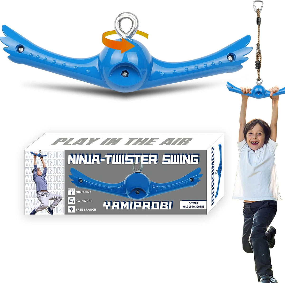 YAMIPROBI Ninja-Twister Swing Attachment - Blue