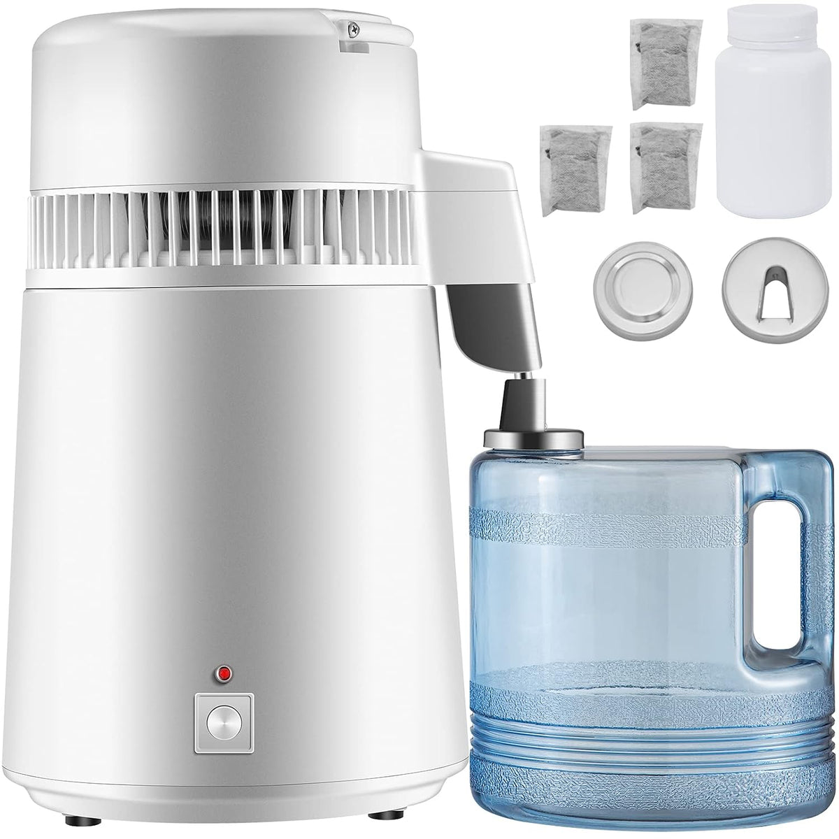 VEVOR Countertop Water Distiller, 4 L, 750 W, White