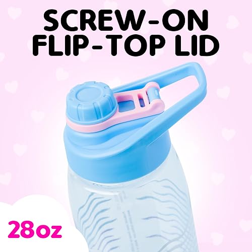Silver Buffalo Sanrio Cinnamoroll Water Bottle with Screw Lid, 28 oz — alternate view