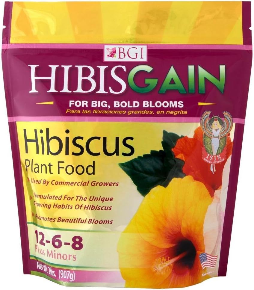 BGI HibisGain Hibiscus Plant Food, 12-6-8, 2 lb
