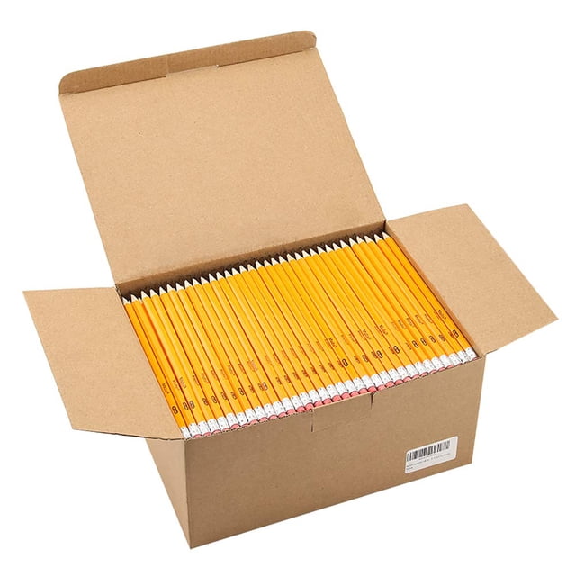 Madisi Wood-Cased #2 HB Pencils, Pre-Sharpened, 576 Count