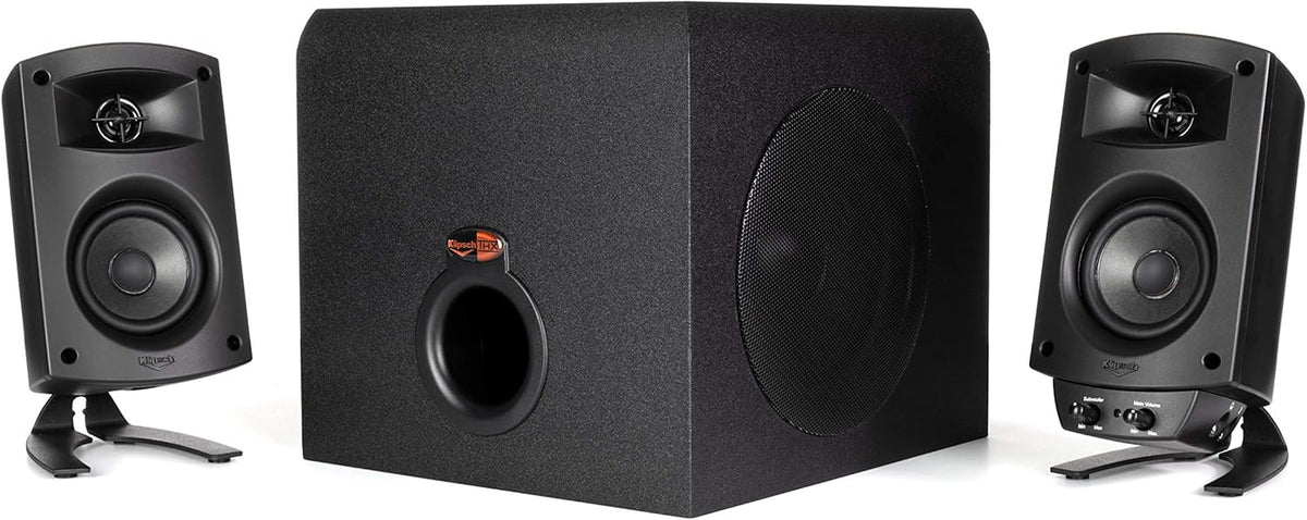 Klipsch ProMedia 2.1 THX Computer Speaker System, Black
