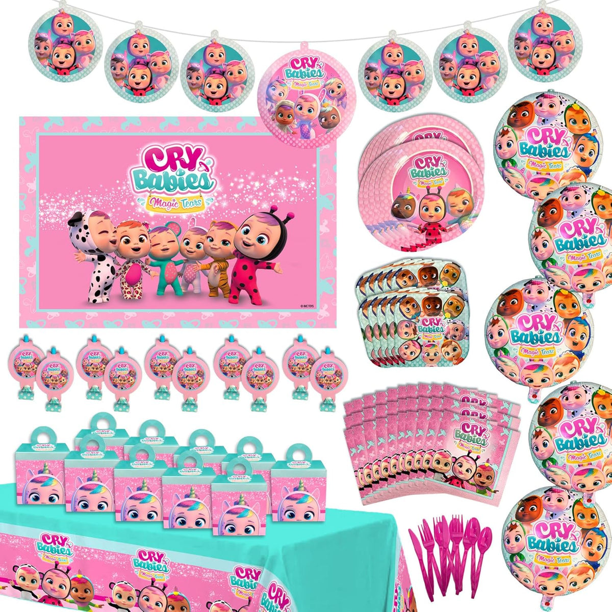 Mighty Mojo Toys Cry Babies Birthday Party Kit