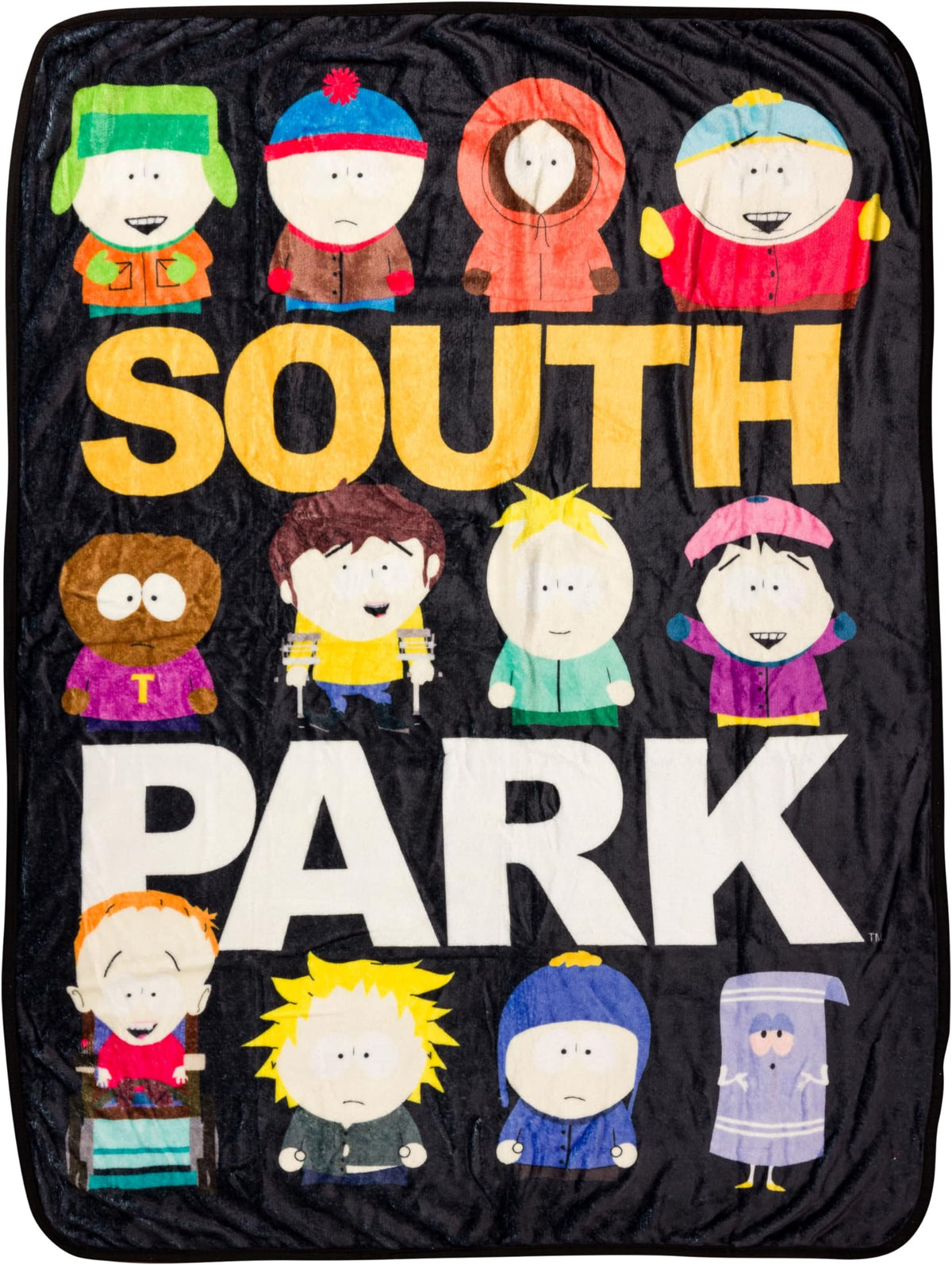 Silver Buffalo South Park Group, Fleece Throw Blanket, 45x60in