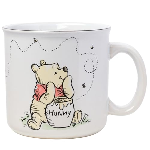 Silver Buffalo Disney Winnie the Pooh Piglet, Ceramic Camper Mug, 20 oz